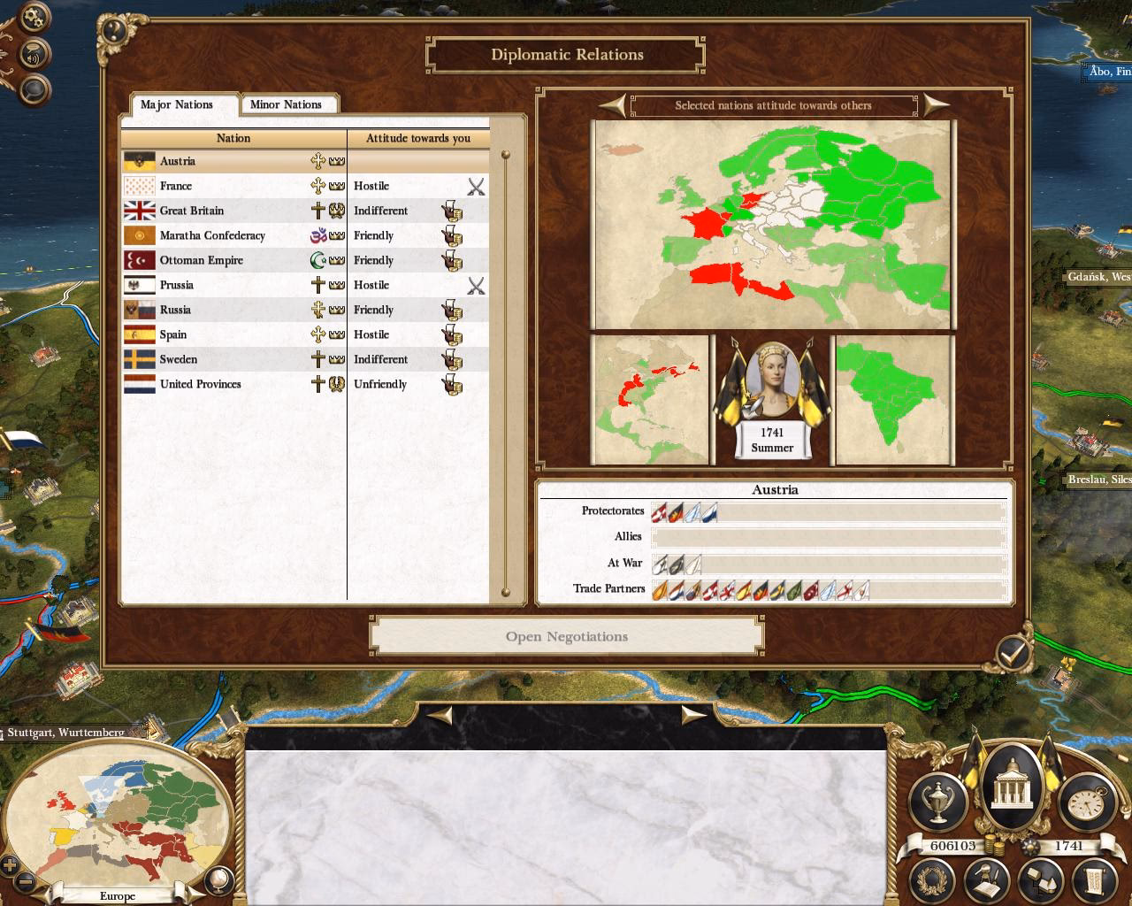 Can I initiate diplomacy with a faction that I have not discovered?