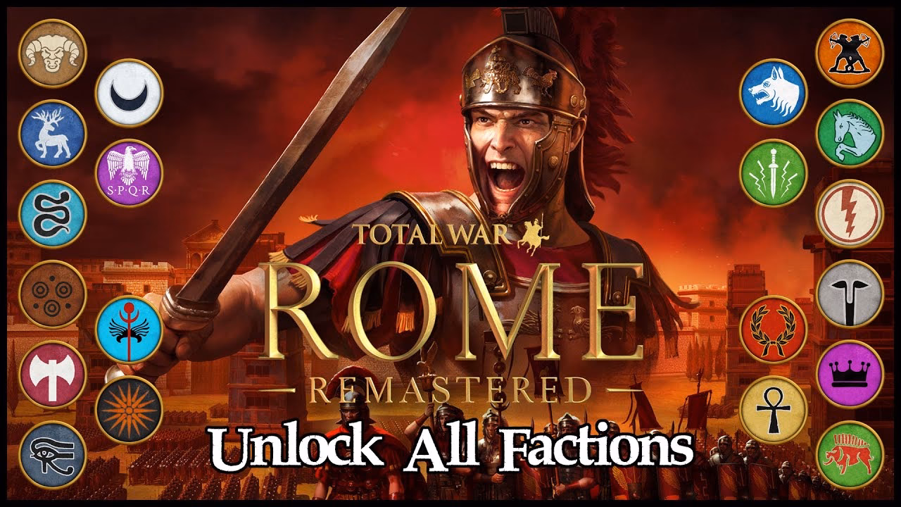 Can you play as a faction in Rome Total War?