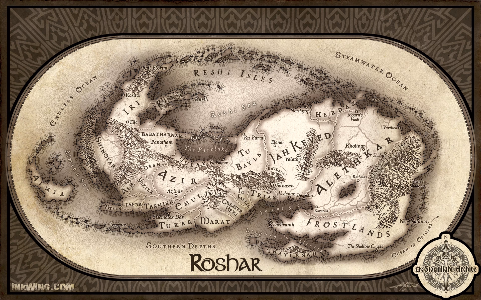 What is a Roshar map?