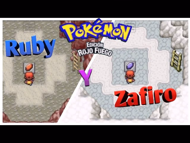 ¿Cómo conseguir Rubí y Zafiro en Pokémon Rojo Fuego?