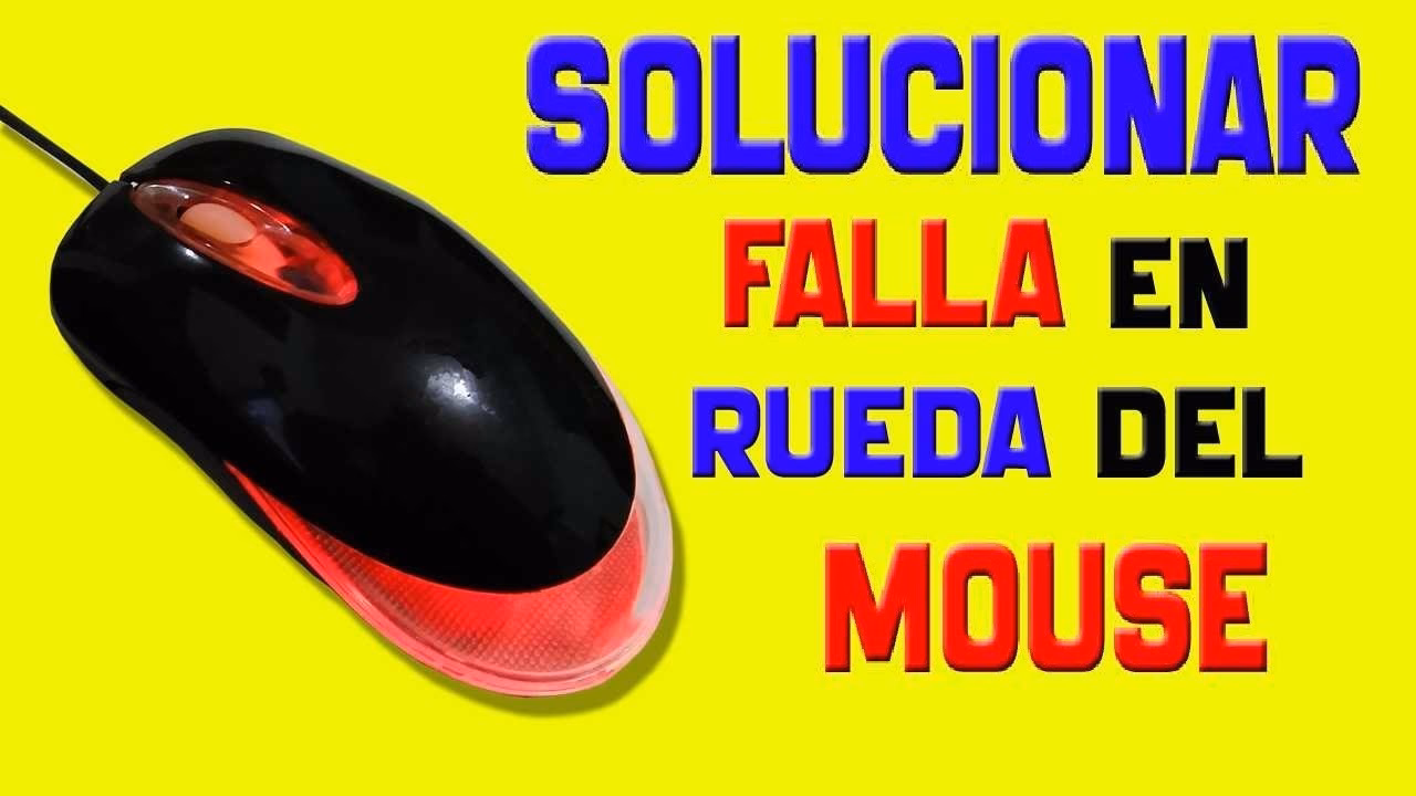 ¿Qué puede causar el problema de la rueda de desplazamiento del mouse?