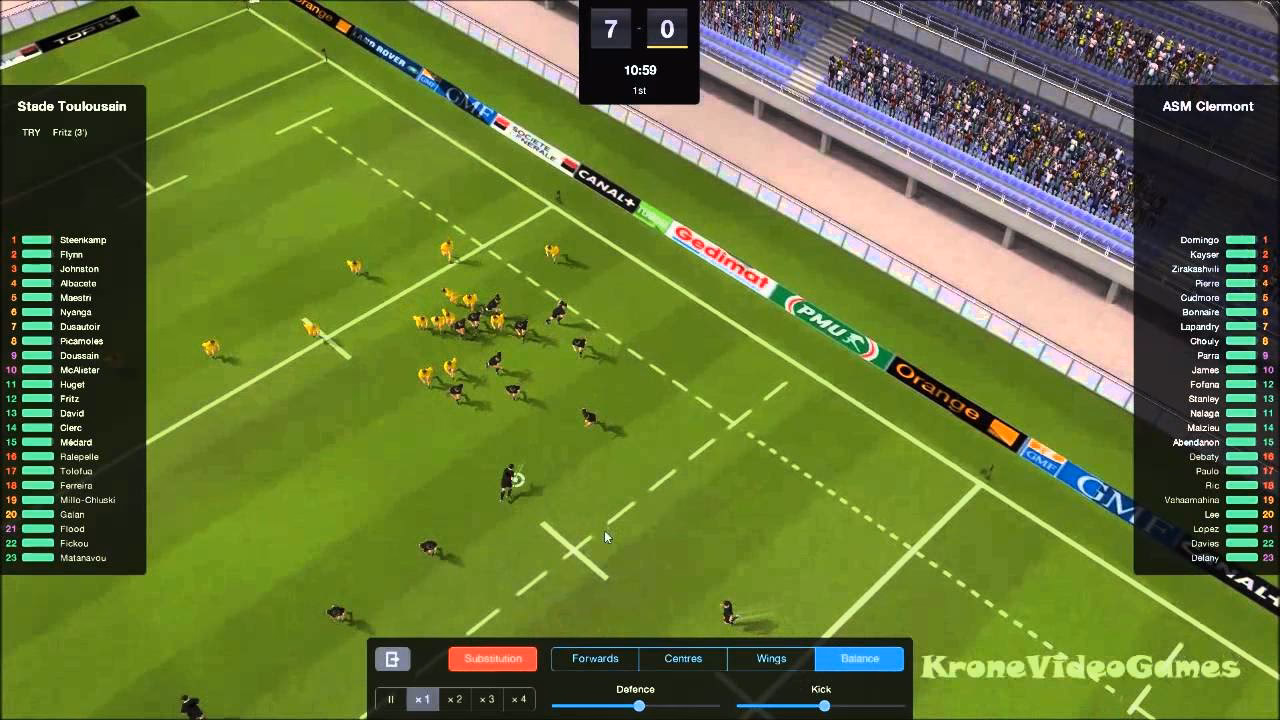 Quel est le meilleur jeu en ligne de management d'équipe de rugby ?