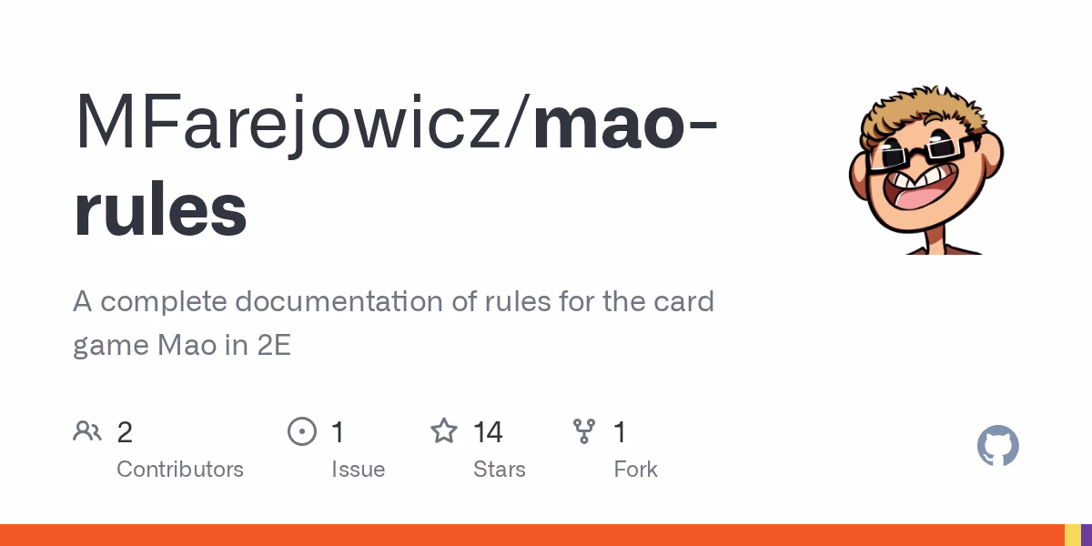 How many players do you need to play Mao?