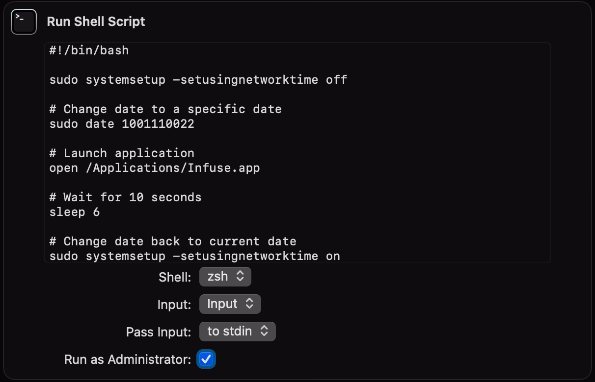 What is runasdate?
