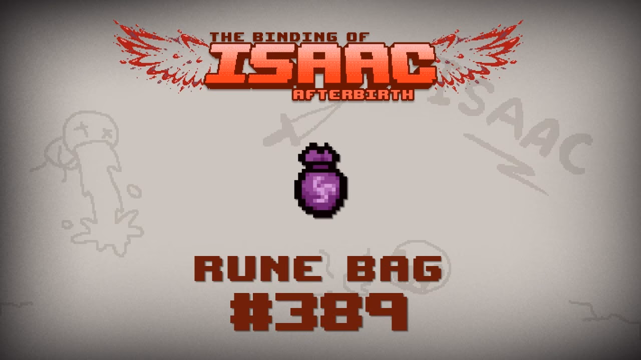 How do you get a rune bag in binding of Isaac?