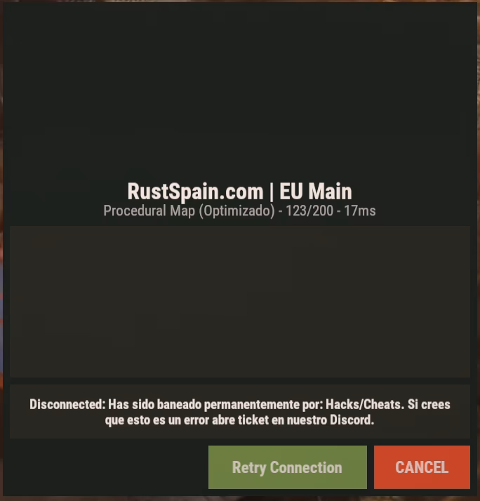 What is a rust account ban?