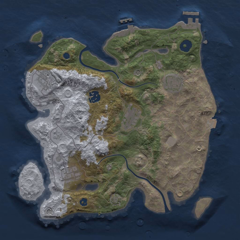 What is the Rust map search and generator?