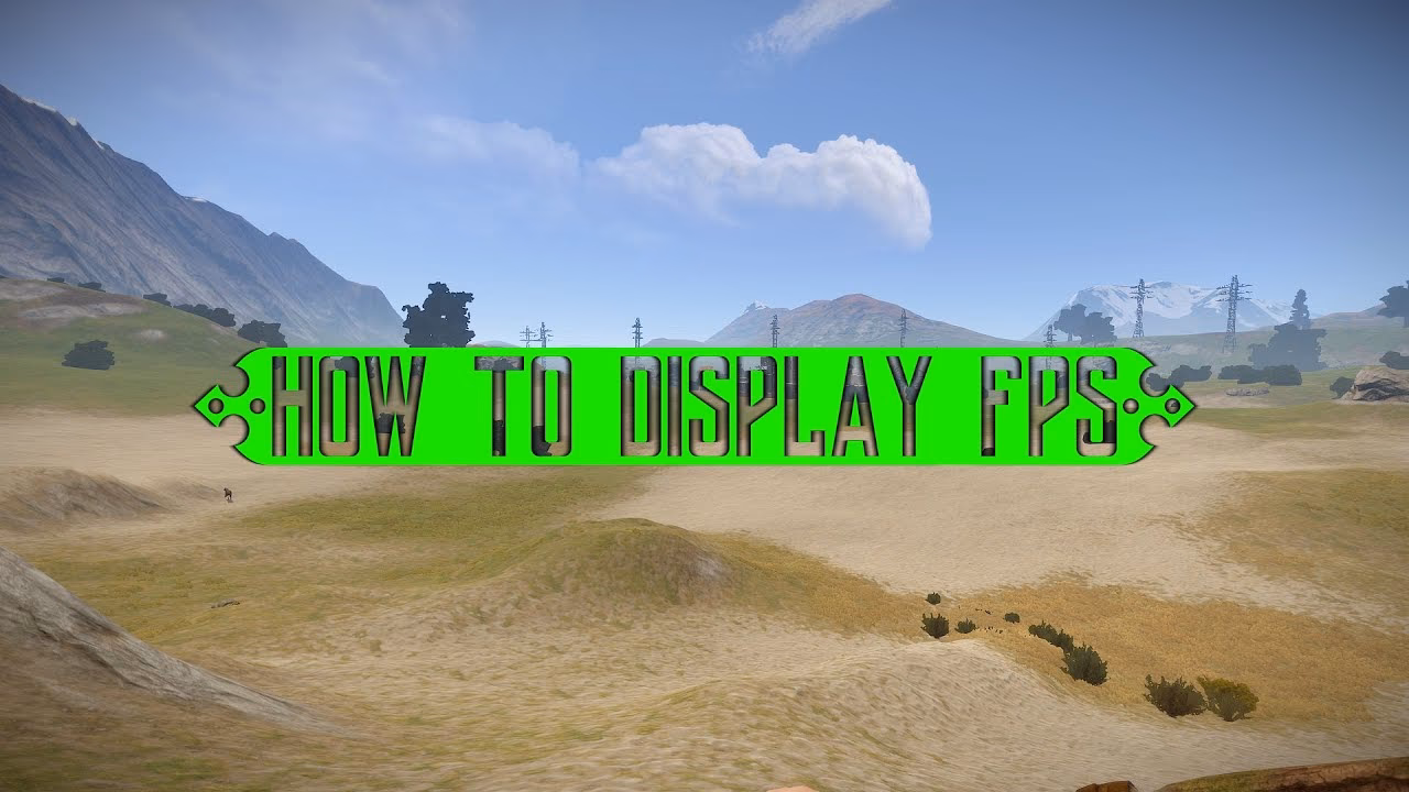 How do I Check my framerate on Rust?