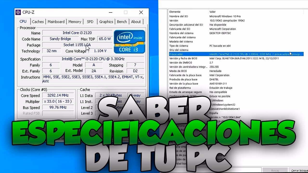 ¿Cómo saber qué componentes tiene Mi PC?