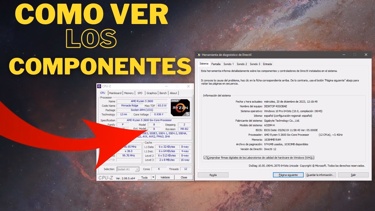 ¿Cómo saber cuáles son los componentes de Mi PC con Windows 11?