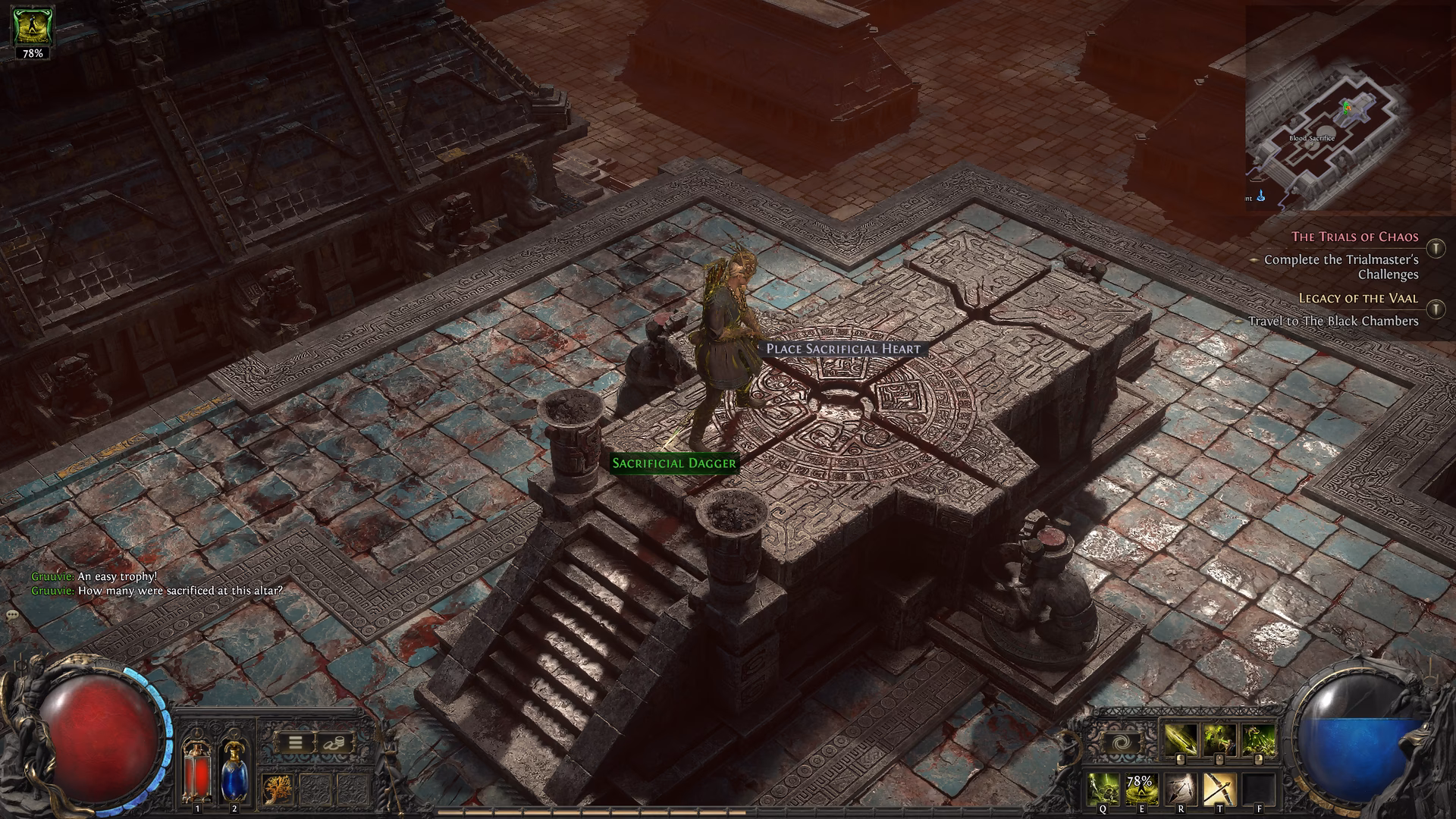 How do I use Sacrificial Heart?