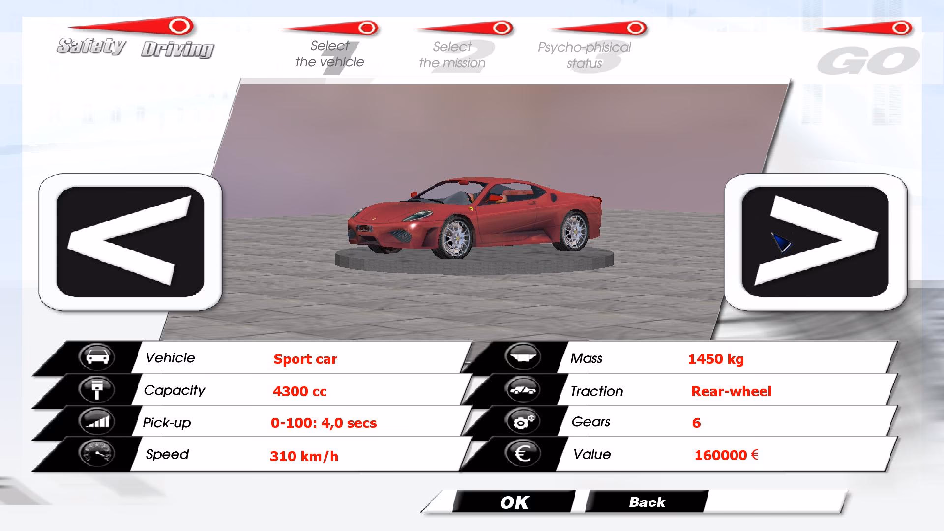 What is a driving game?