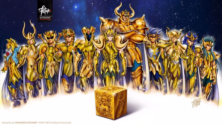 Who are the Gold Saints in Saint Seiya?