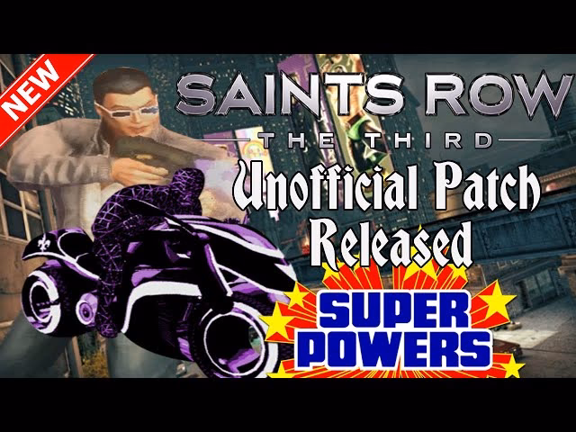 How to fix Saints Row the third?