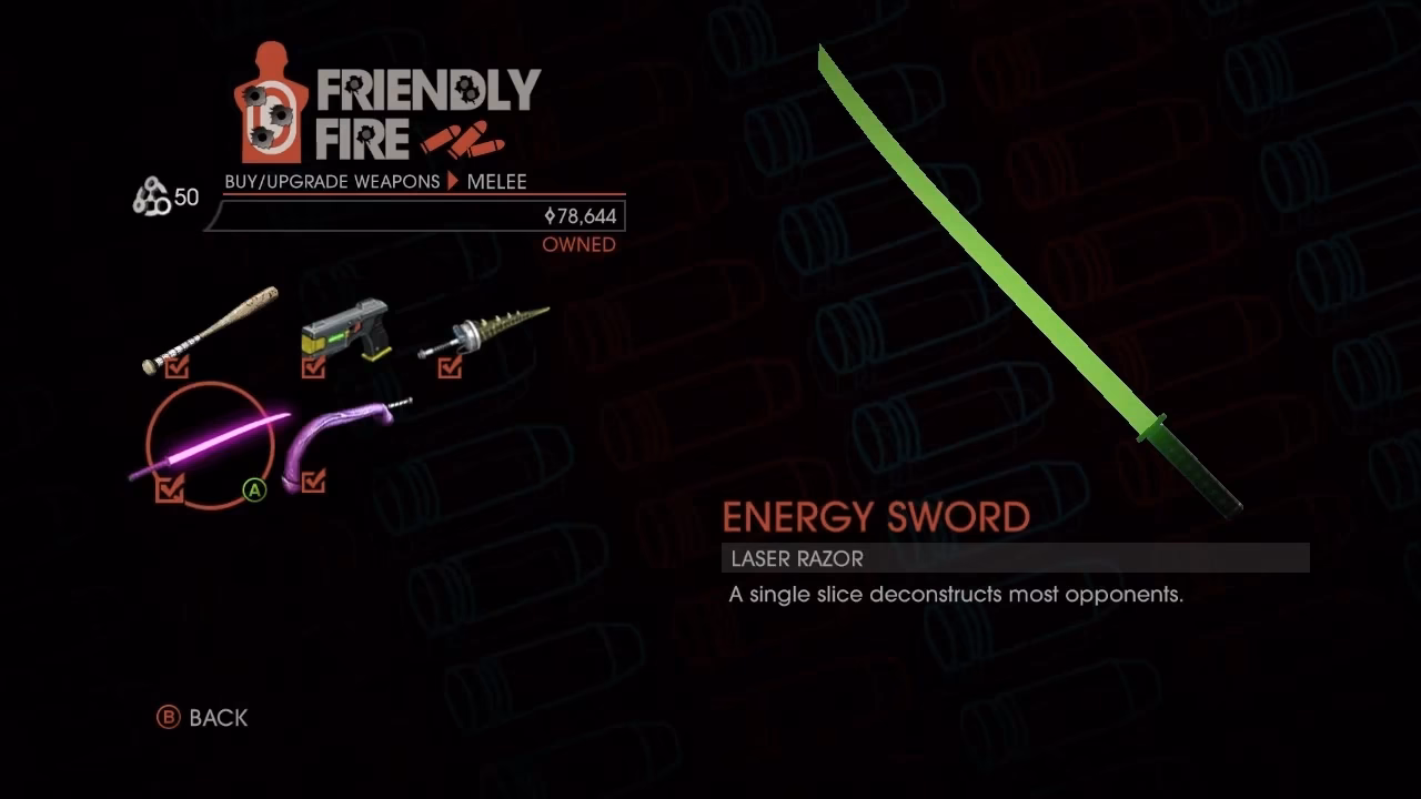 Is the Nocturne a sword in Saints Row 3?