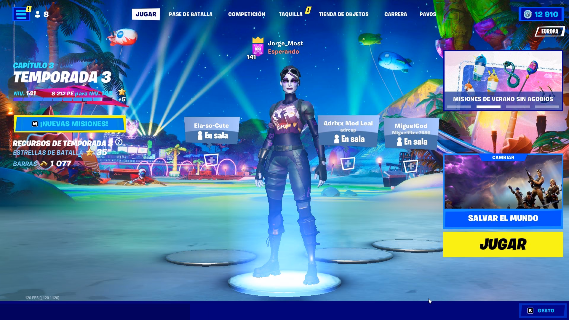 ¿Cómo entrar a la sala de escape room de Fortnite?