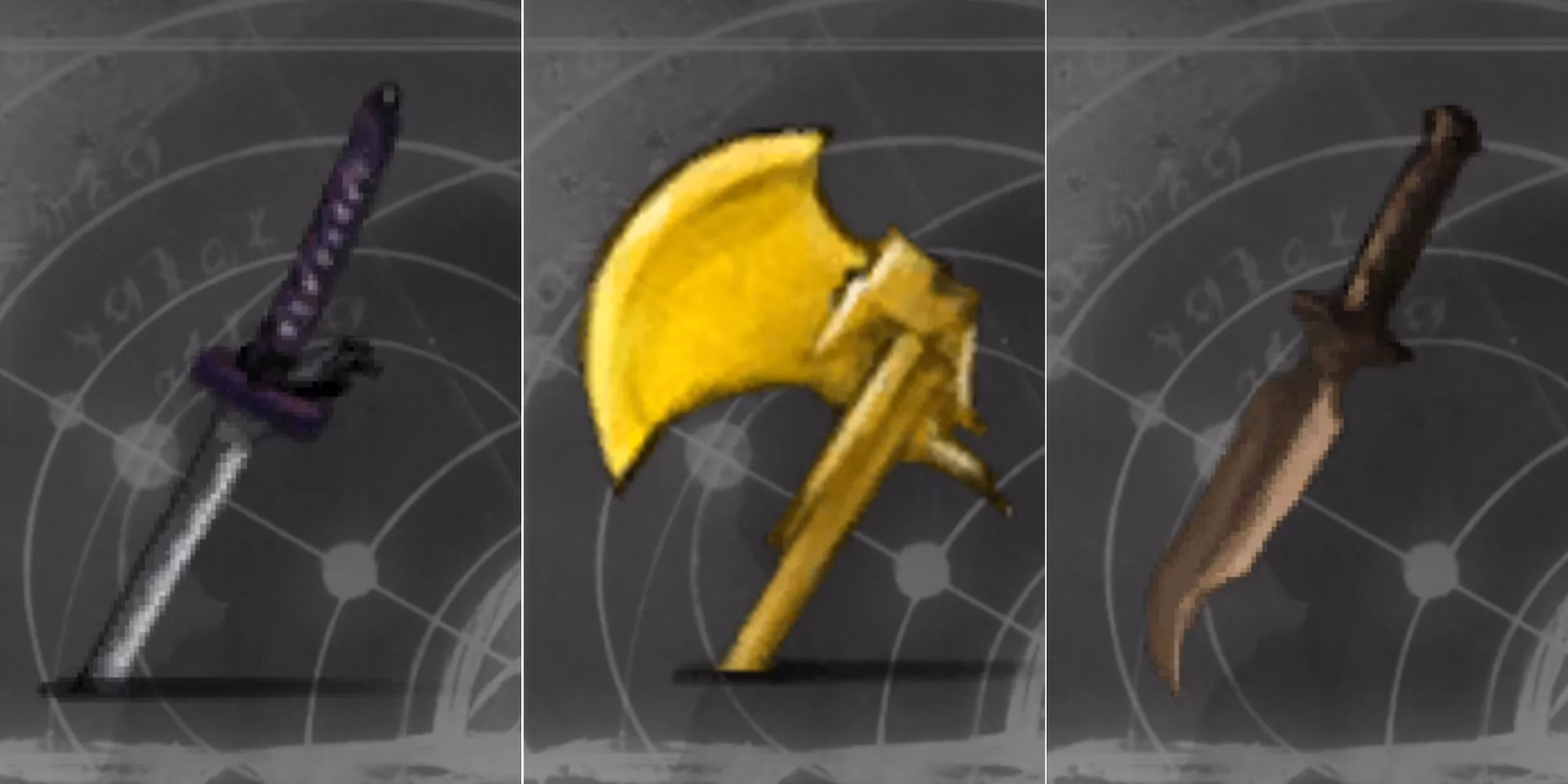 How much damage does a Trinity sword do?