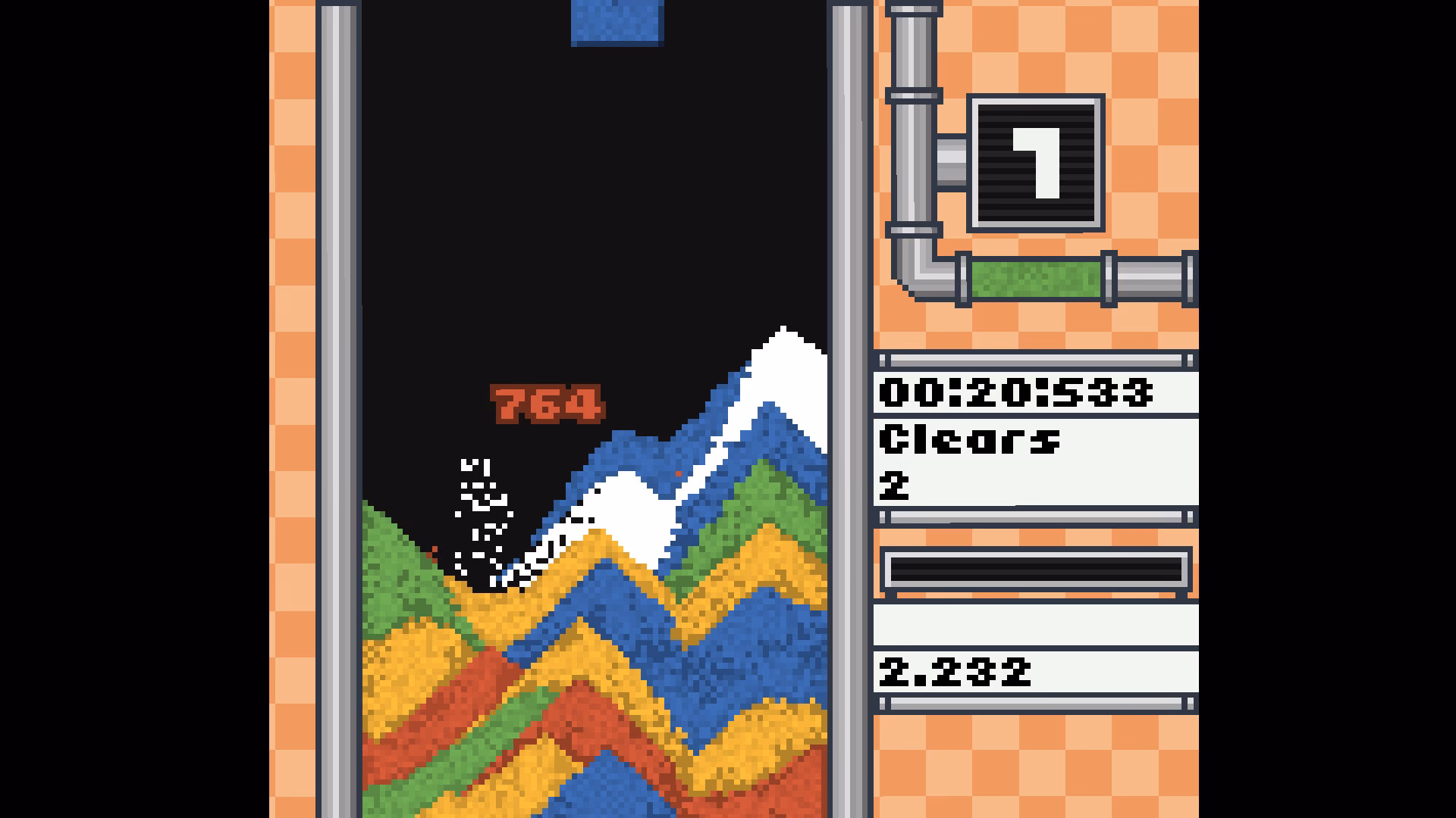 Is sandtrix a Tetris game?