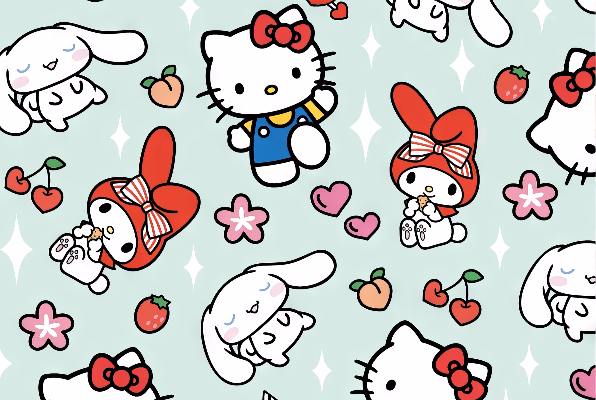 What size is Hannah lui on Sanrio?