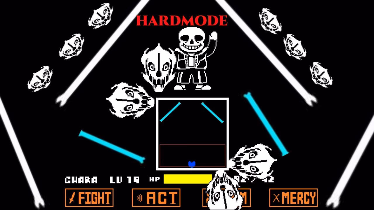 What is Sans simulator hard mode?