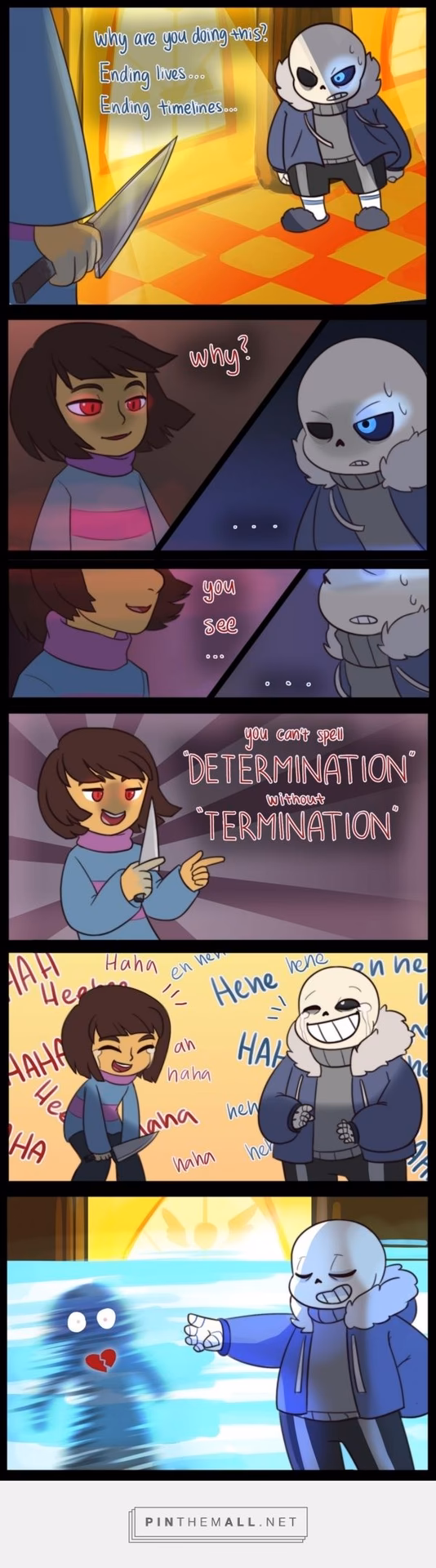 Does Sans have determination?