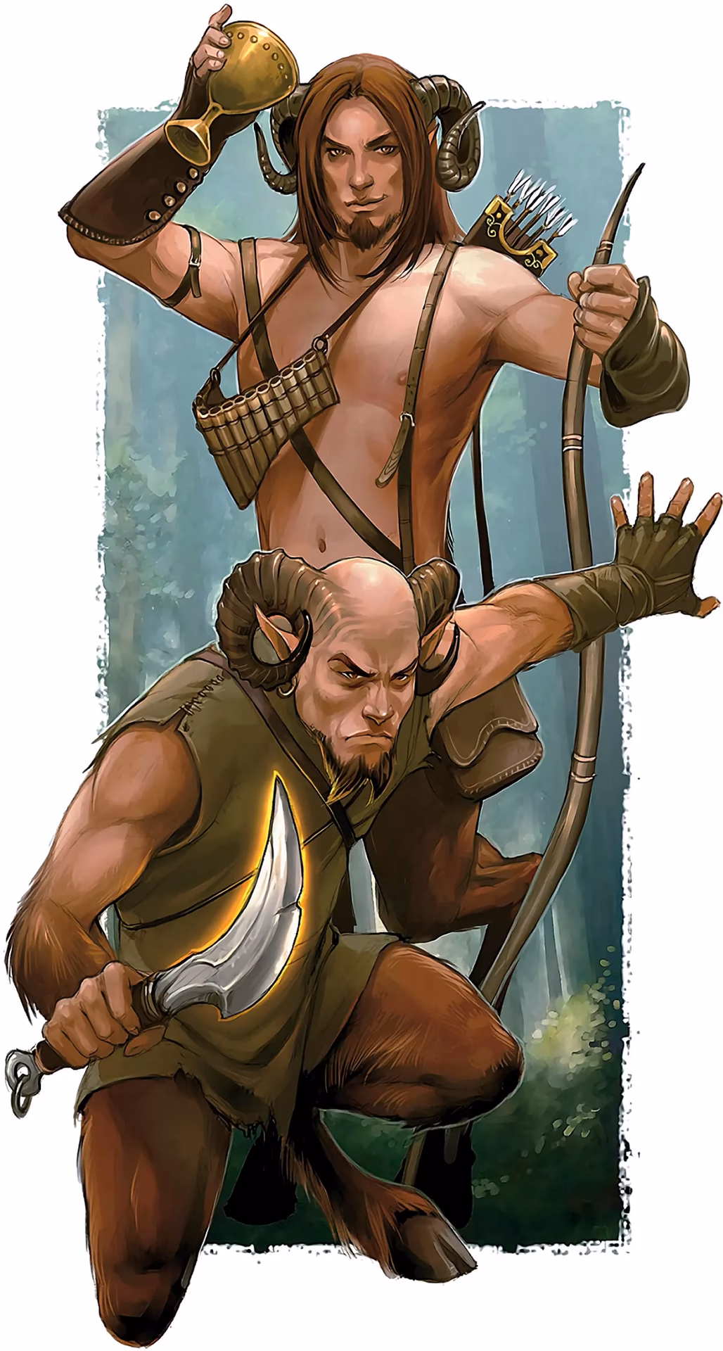 What is the difference between a Faun and a satyr?