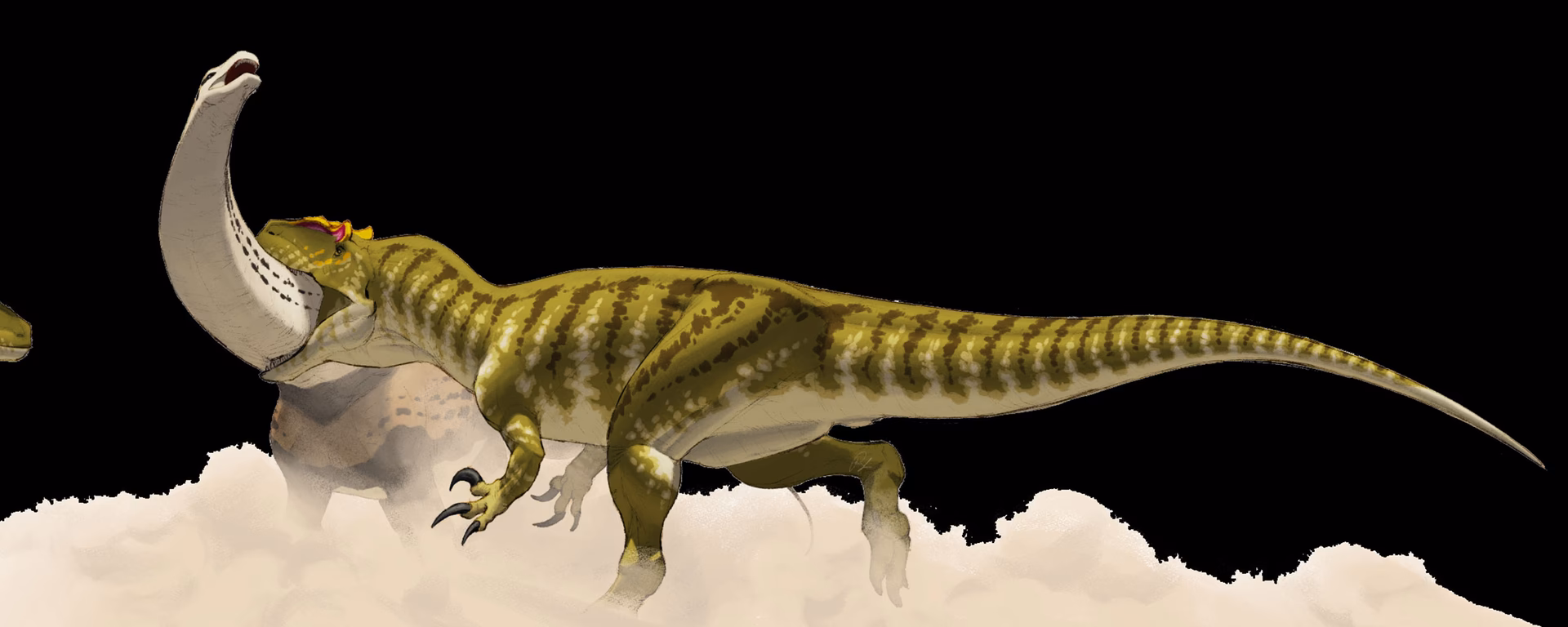 ¿Cómo se usa el Saurophaganax para desangrar rápidamente a sus presas?