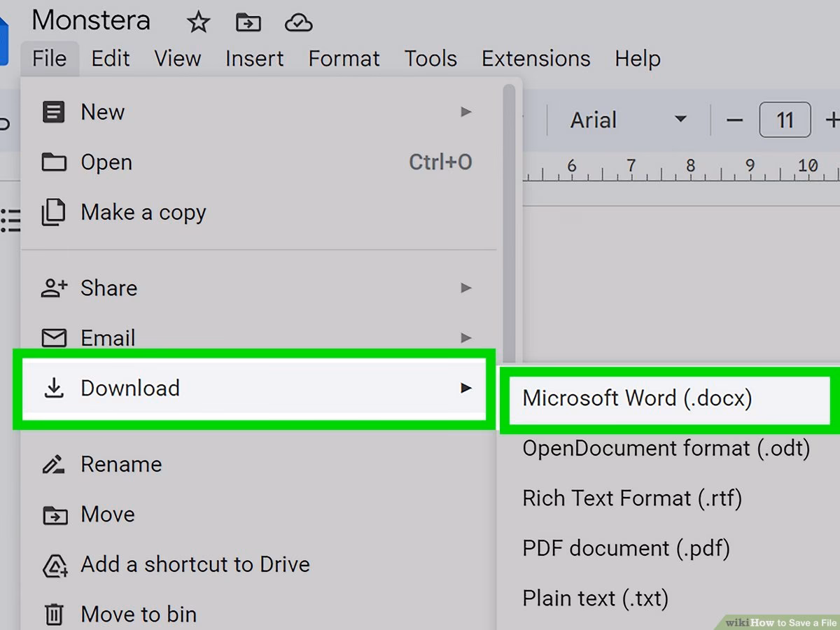 How do I save a document?