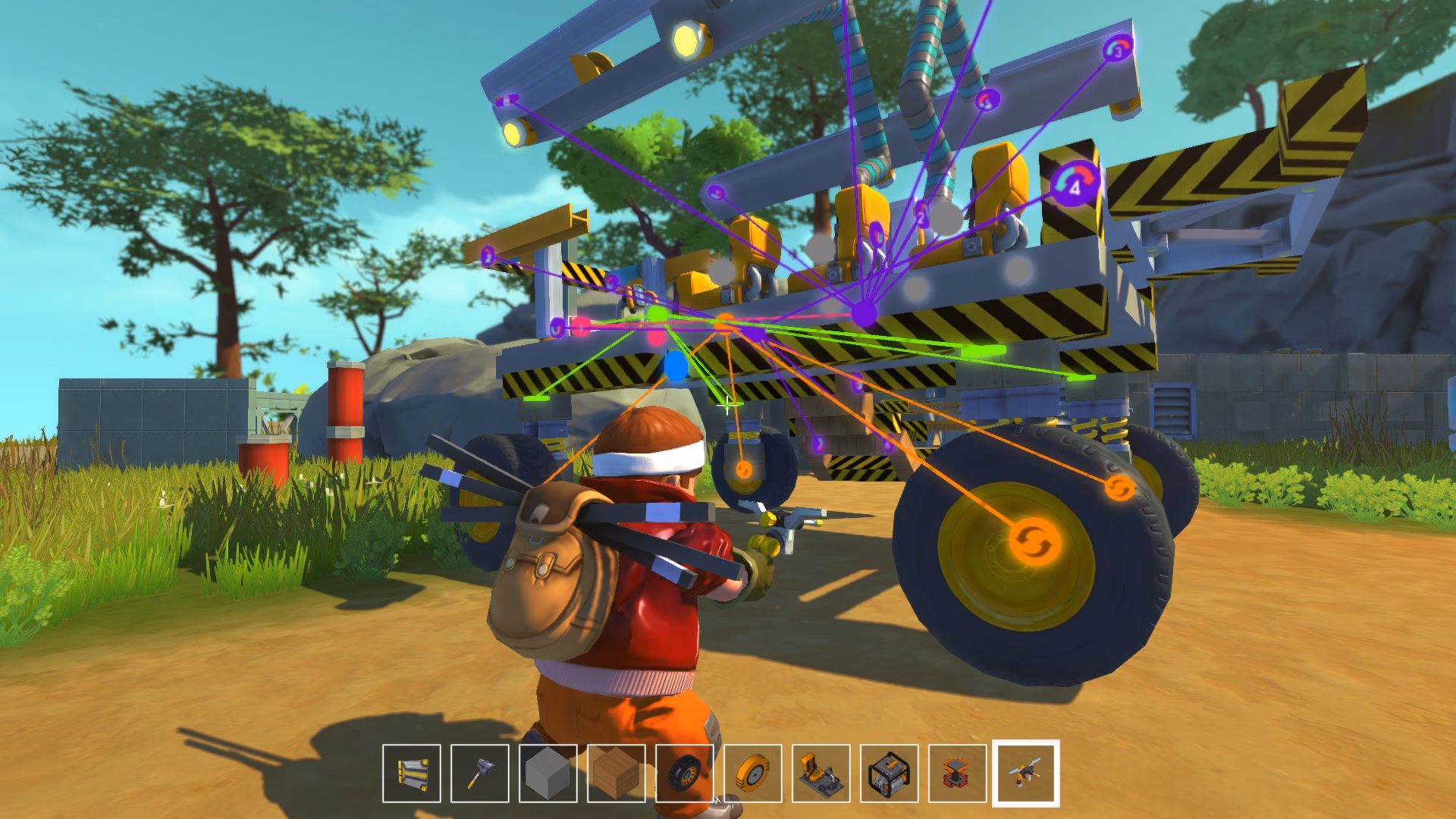 What can you create in Scrap Mechanic?
