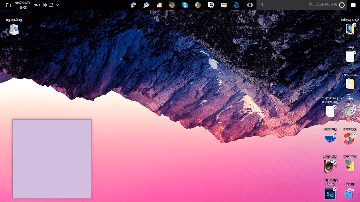 How to turn screen upside down in Windows 10?