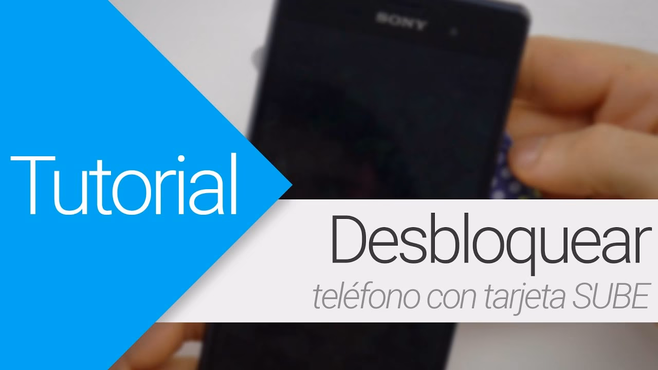 ¿Cómo desbloquear el sube?
