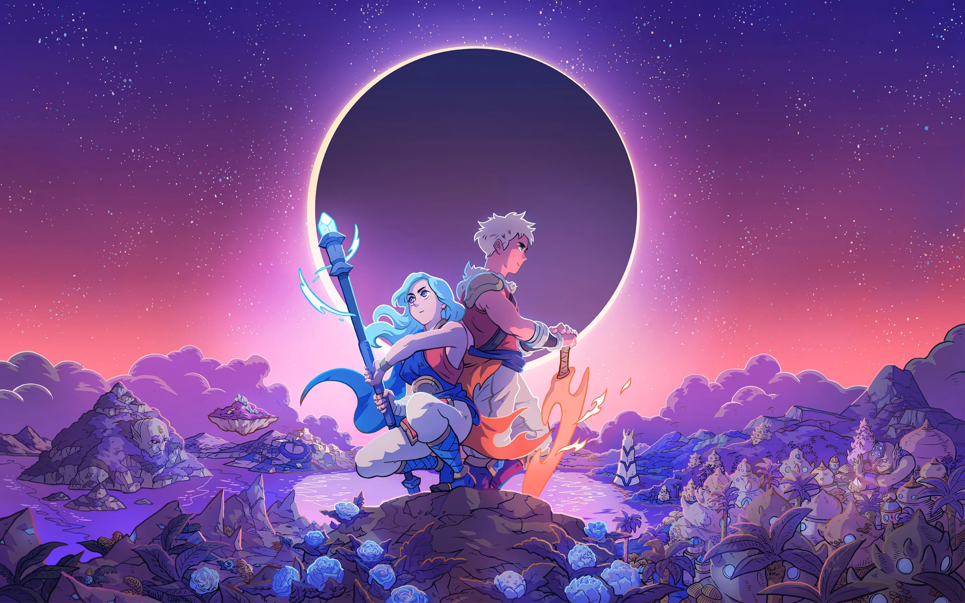 Where can I find Sea of Stars game wallpapers?
