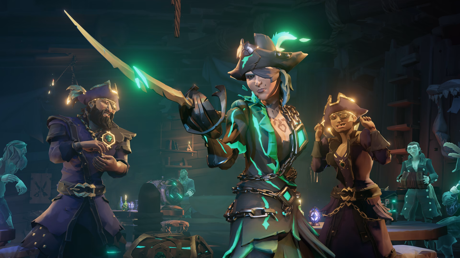 ¿Qué conjuntos ofrece Sea of Thieves?