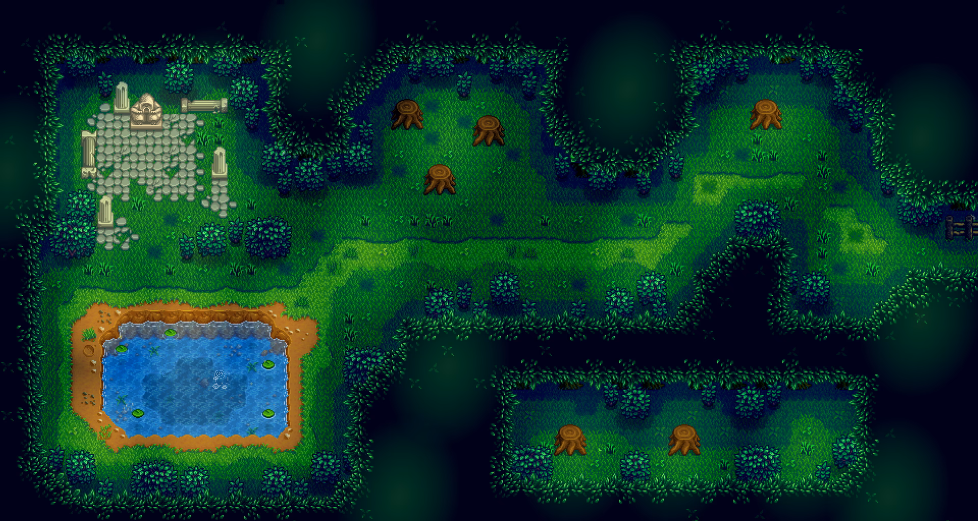 How do you find secrets In Stardew Valley?