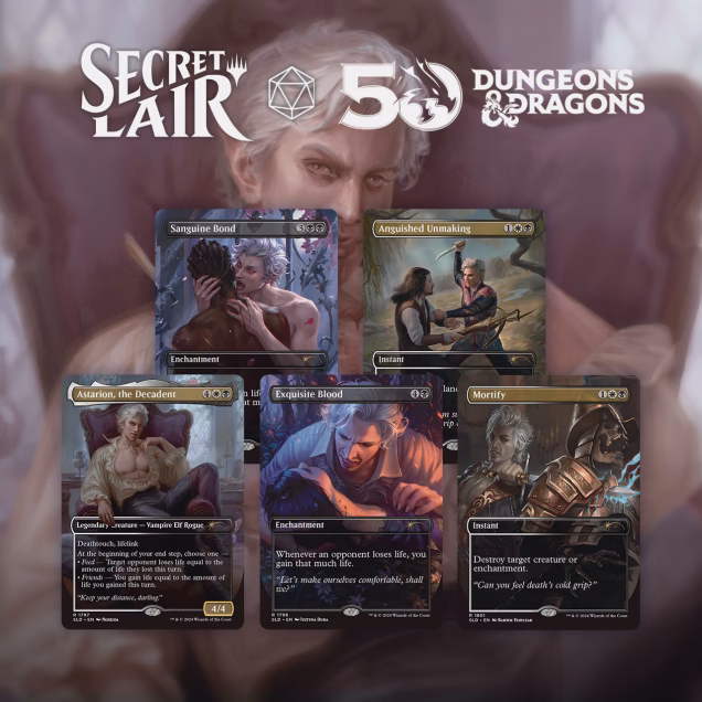 When does secret lair X Dungeons & Dragons 50th anniversary superdrop go on sale?