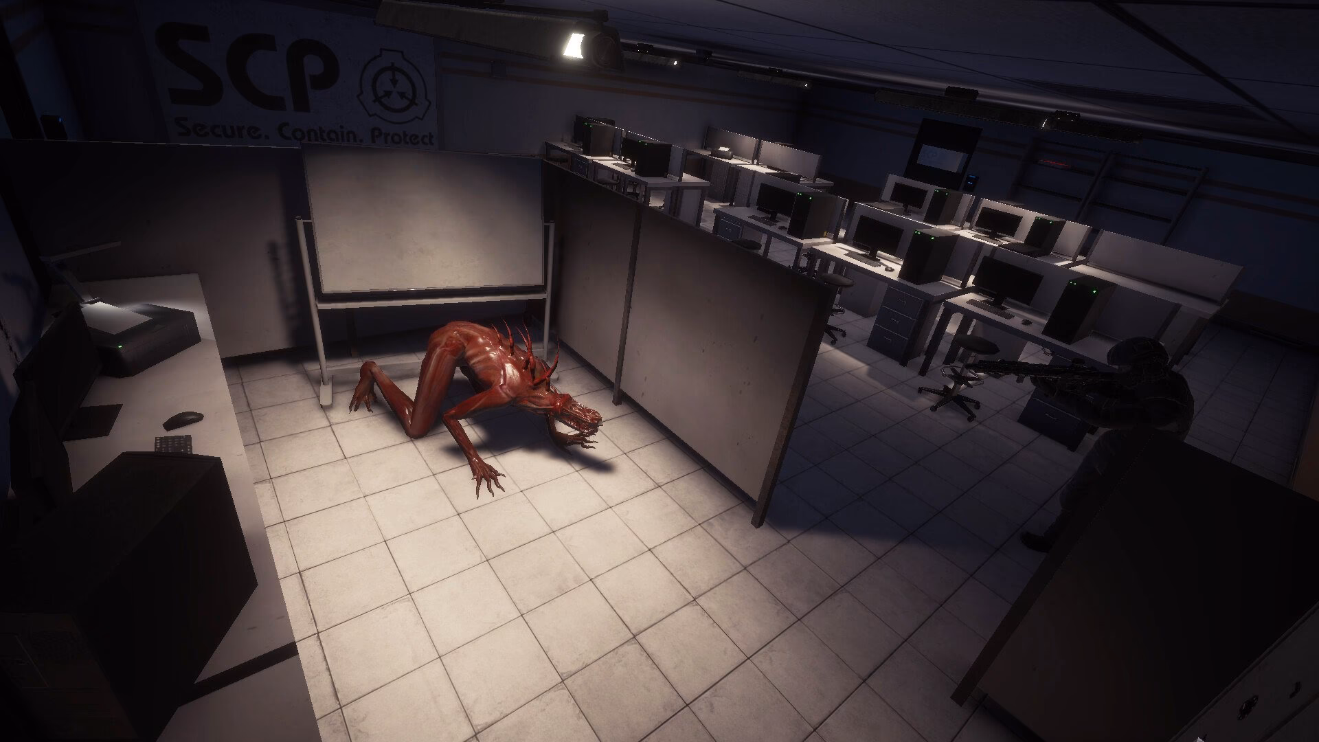 What happens if a Containment Breach occurs in a secure underground facility?