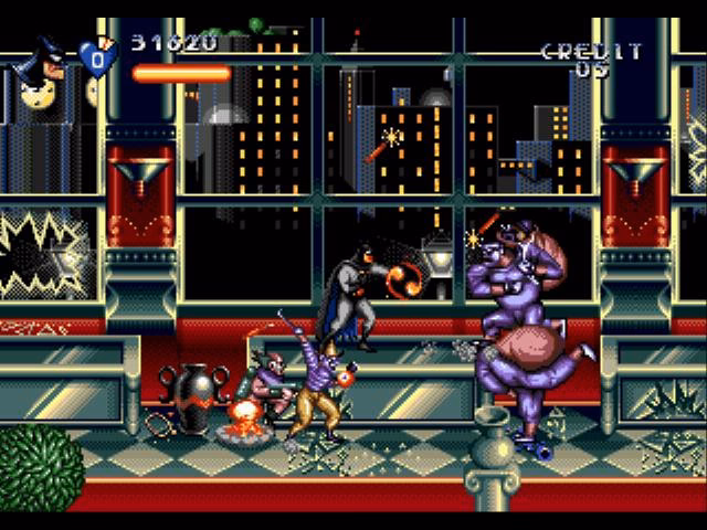 Which Sega Genesis version follows the movie 'The Joker'?