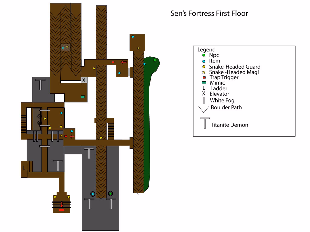 Can a fool get into Sen's fortress in Dark Souls?