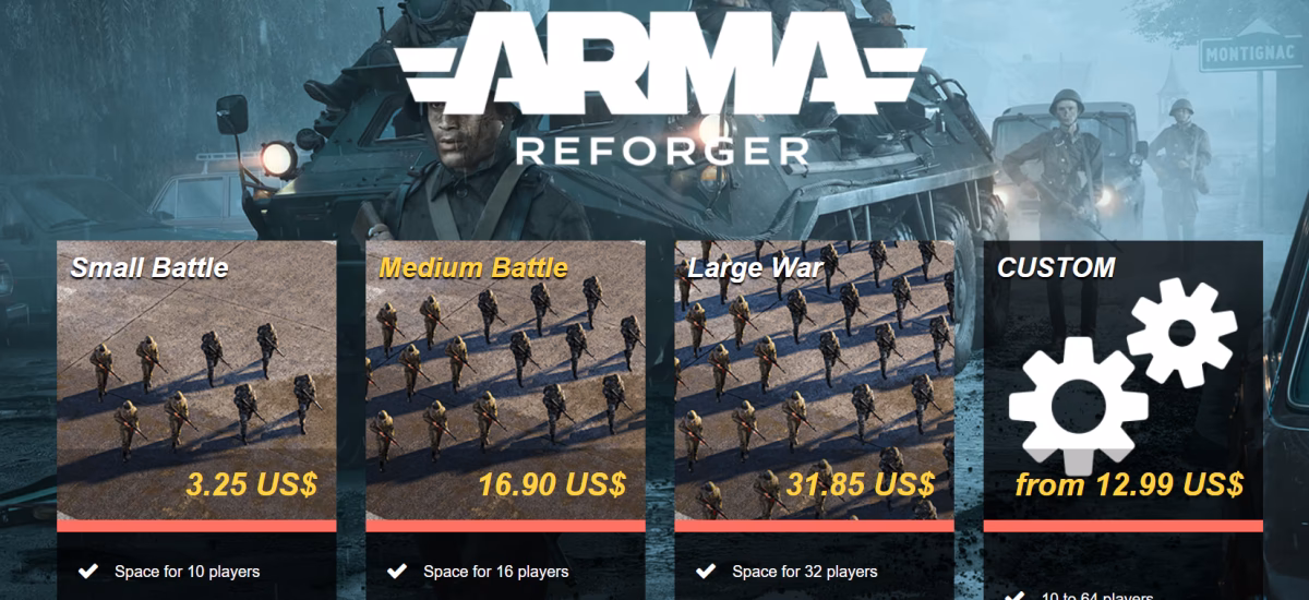 ¿Qué es un servidor arma REFORGER?