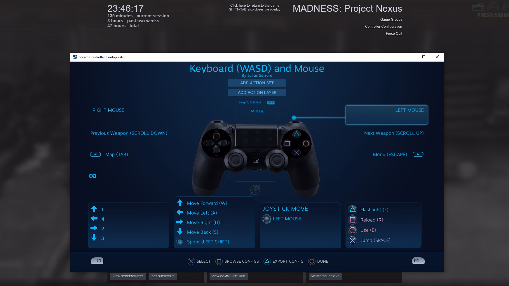 How do I Fix my Steam Controller not recognizing a game?