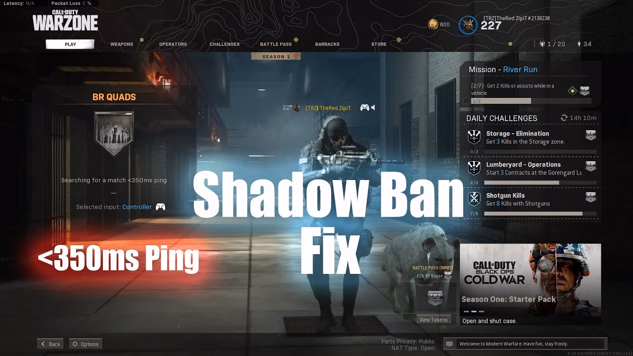 ¿Qué es el shadow ban en Warzone?
