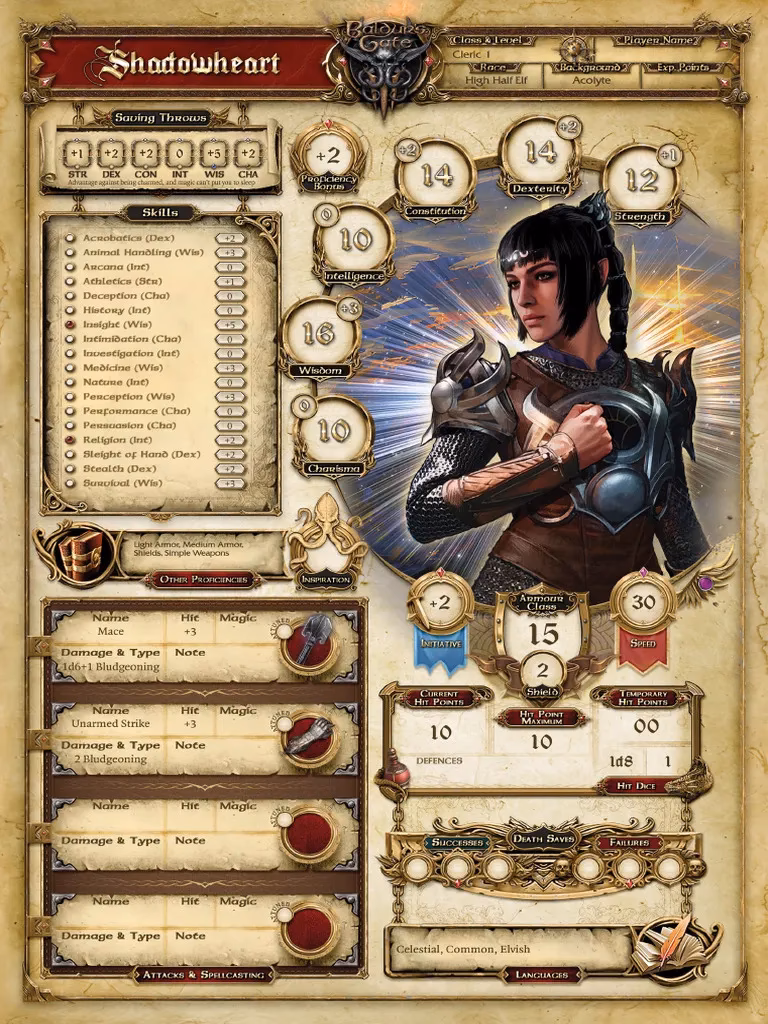 Does D&D Beyond have character sheets?
