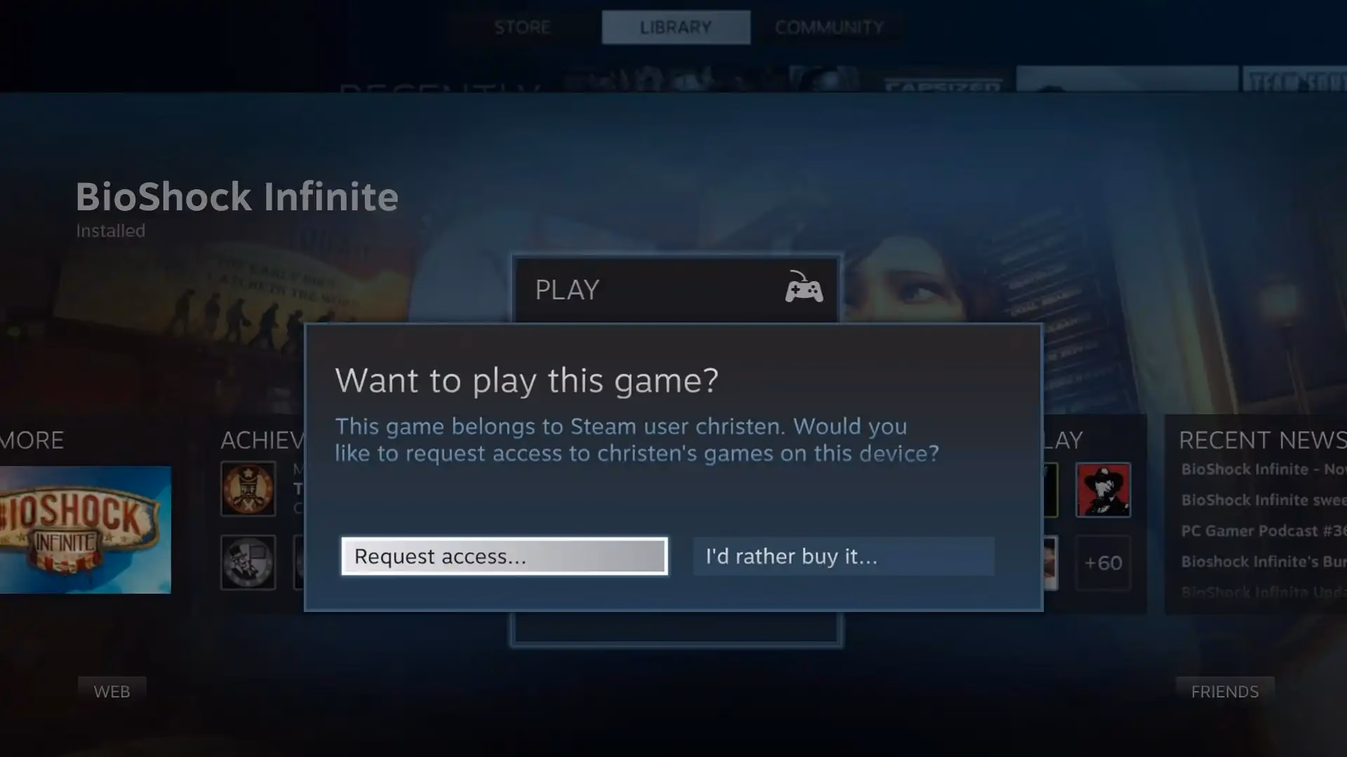 What is steam family sharing?
