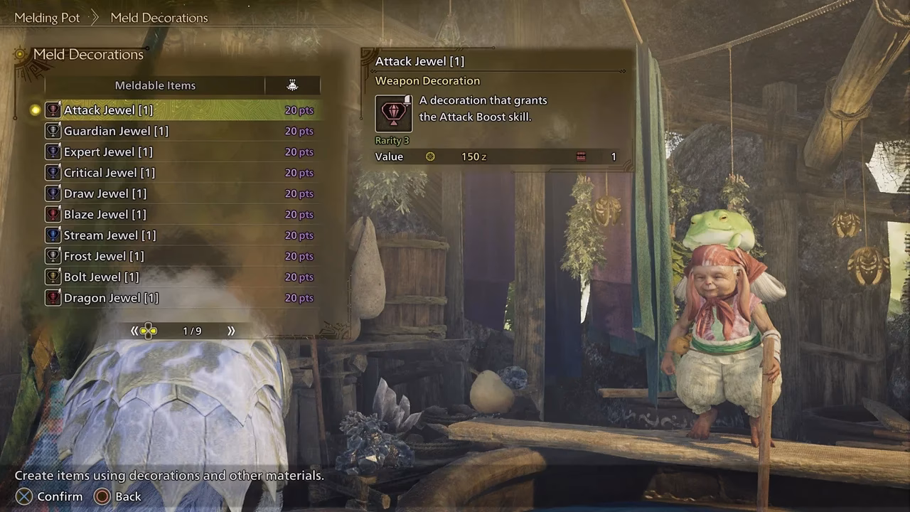 How do you meld a sheath jewel?