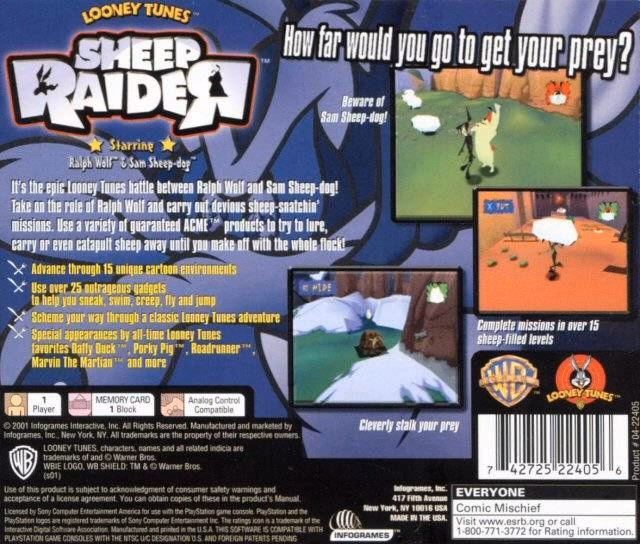 Where can I play Looney Tunes-Sheep Raider for free?