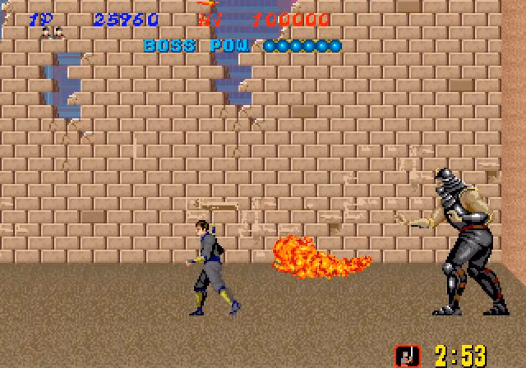 When did Shinobi become a hit in arcades?