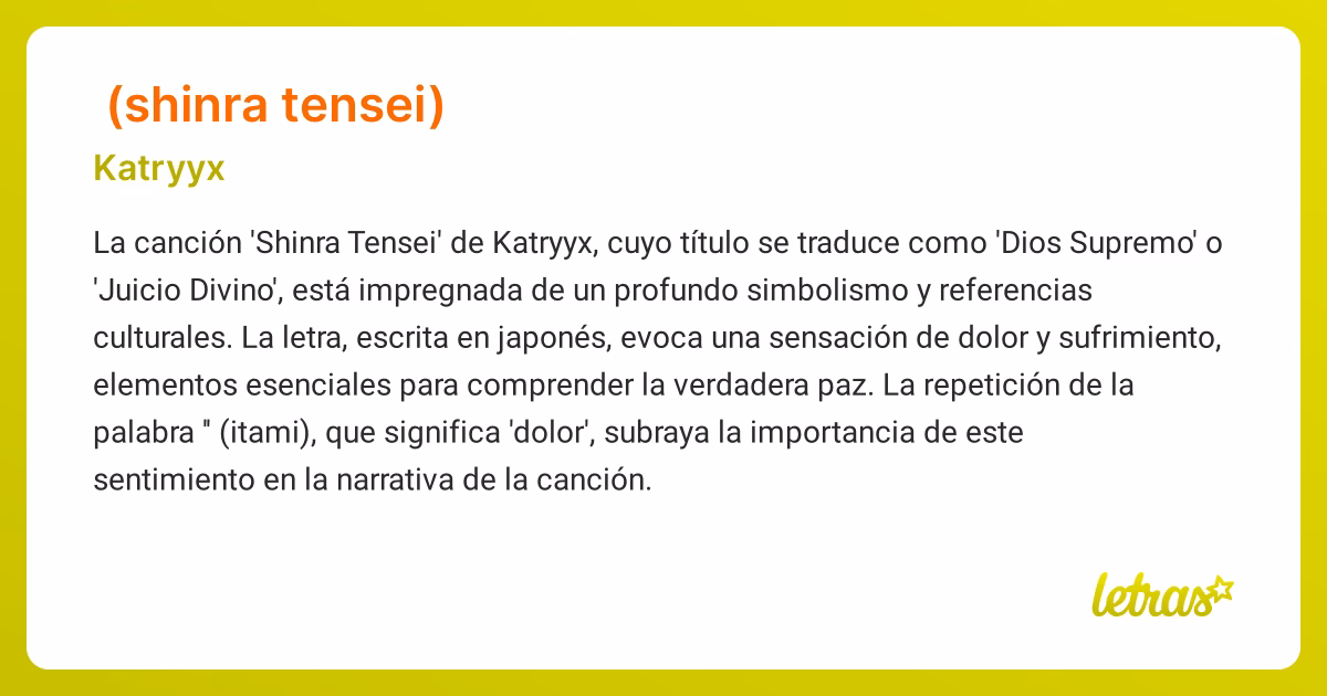 ¿Qué significa Shinra Tensei?