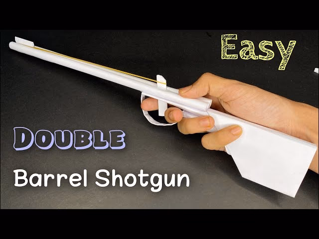 How do you attach a paper yhamburger stlye to a gun?