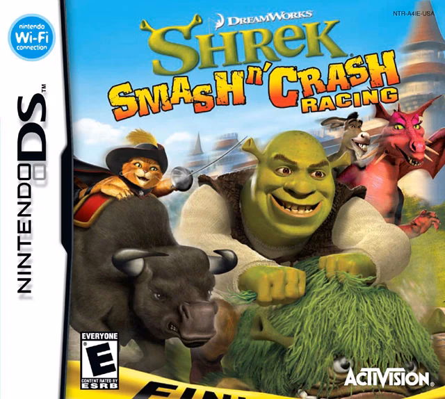 Who added Shrek Smash n' Crash Racing?