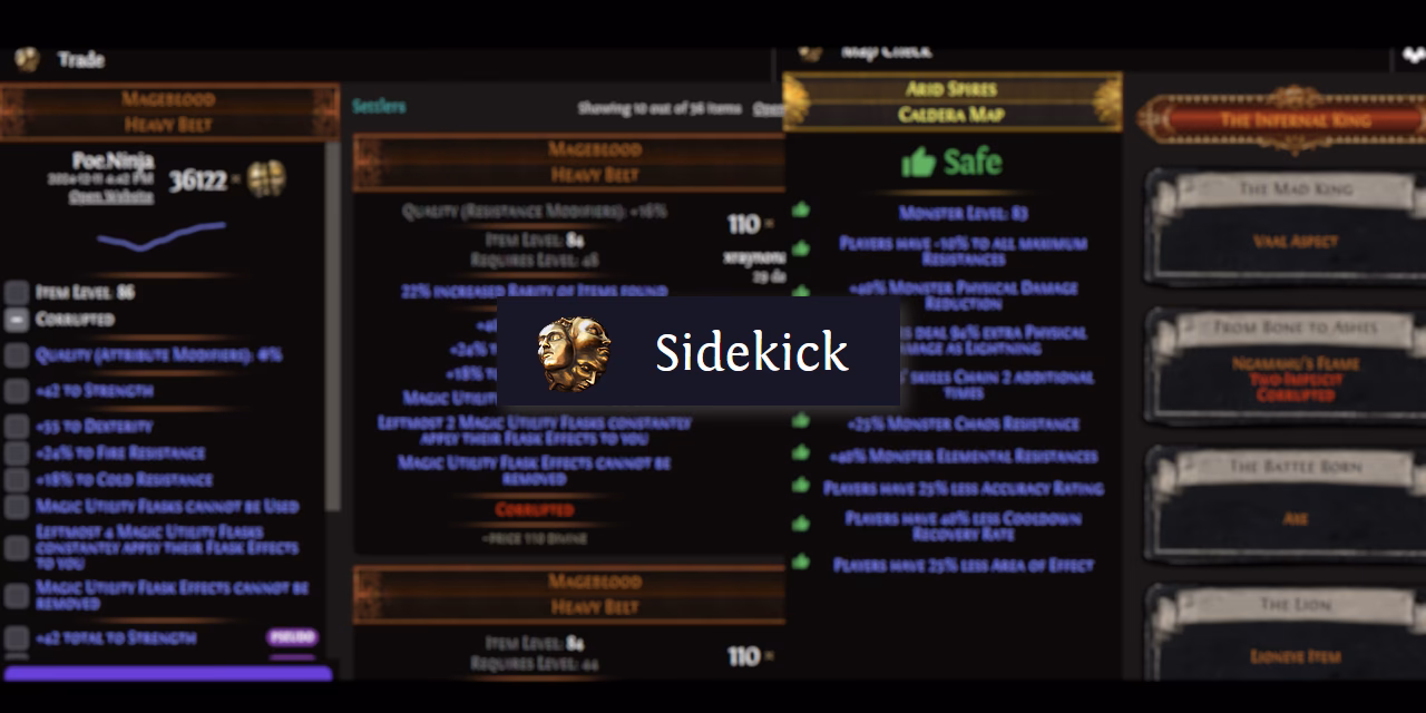 How do I install the sidekick addon for path of Exile 2?